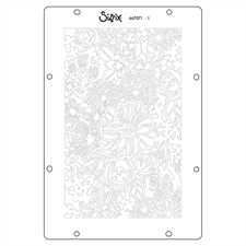 Sizzix Stencils Set by 49 & Market / Vicki Boutin - Buildables Botanicals #1